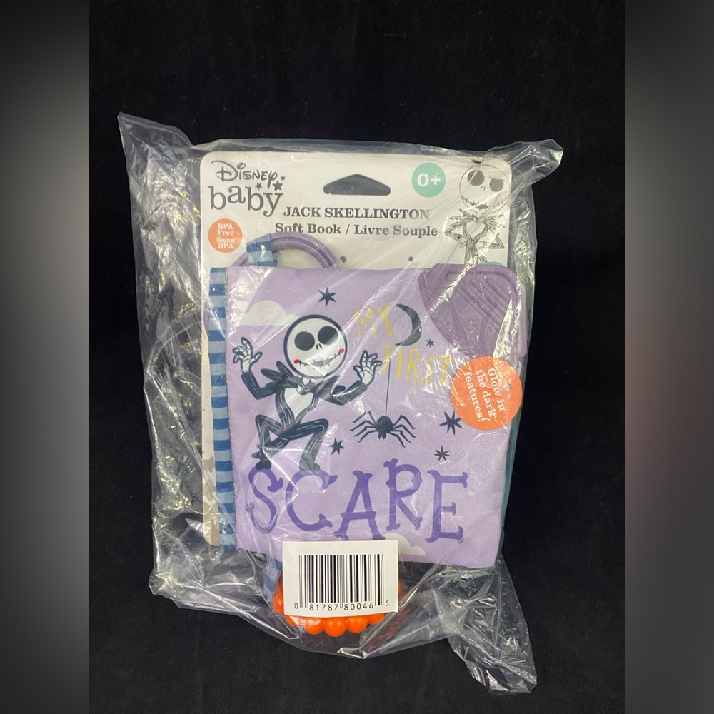 NIP Disney Baby Jack Skellington Baby Soft Book The Nightmare Before Christmas